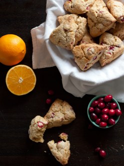 cranberry orange scones