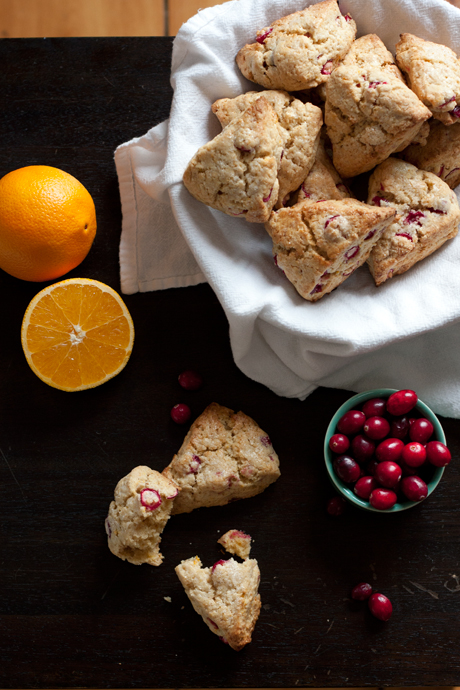 cranberry orange scones