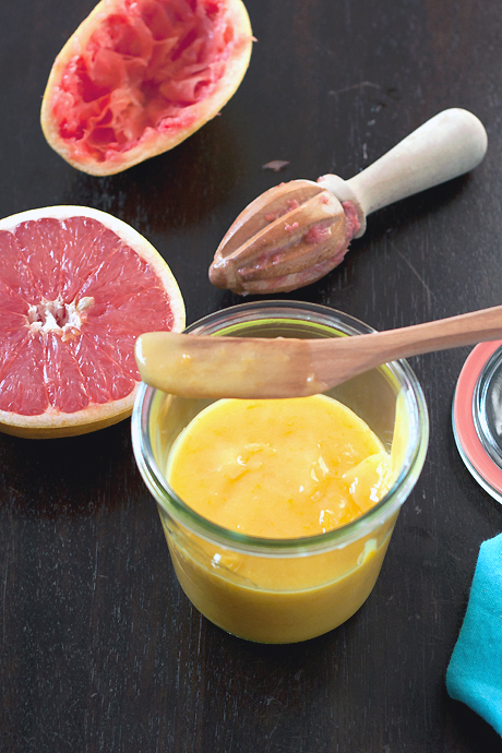 pink grapefruit curd