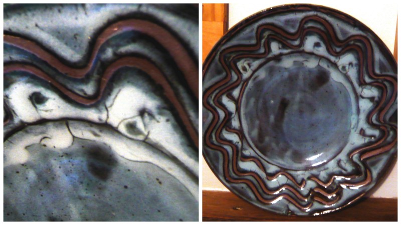 A Hog Bay platter and early wedding gift from Grandma.