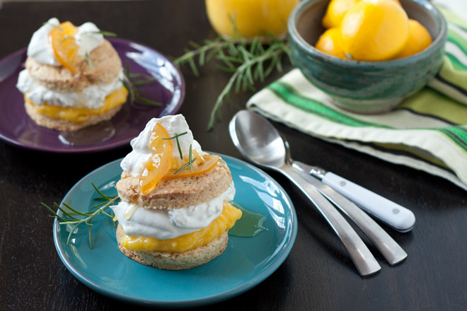 meyer lemon shortcake