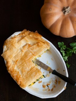 pumpkin spanakopita