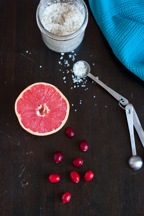 salted cranberry grapefruit jam