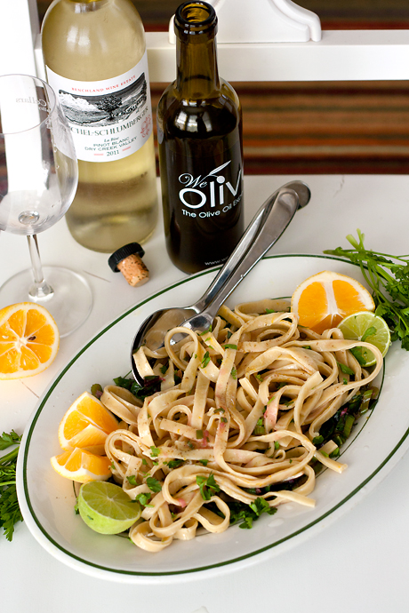 lemon lime linguine